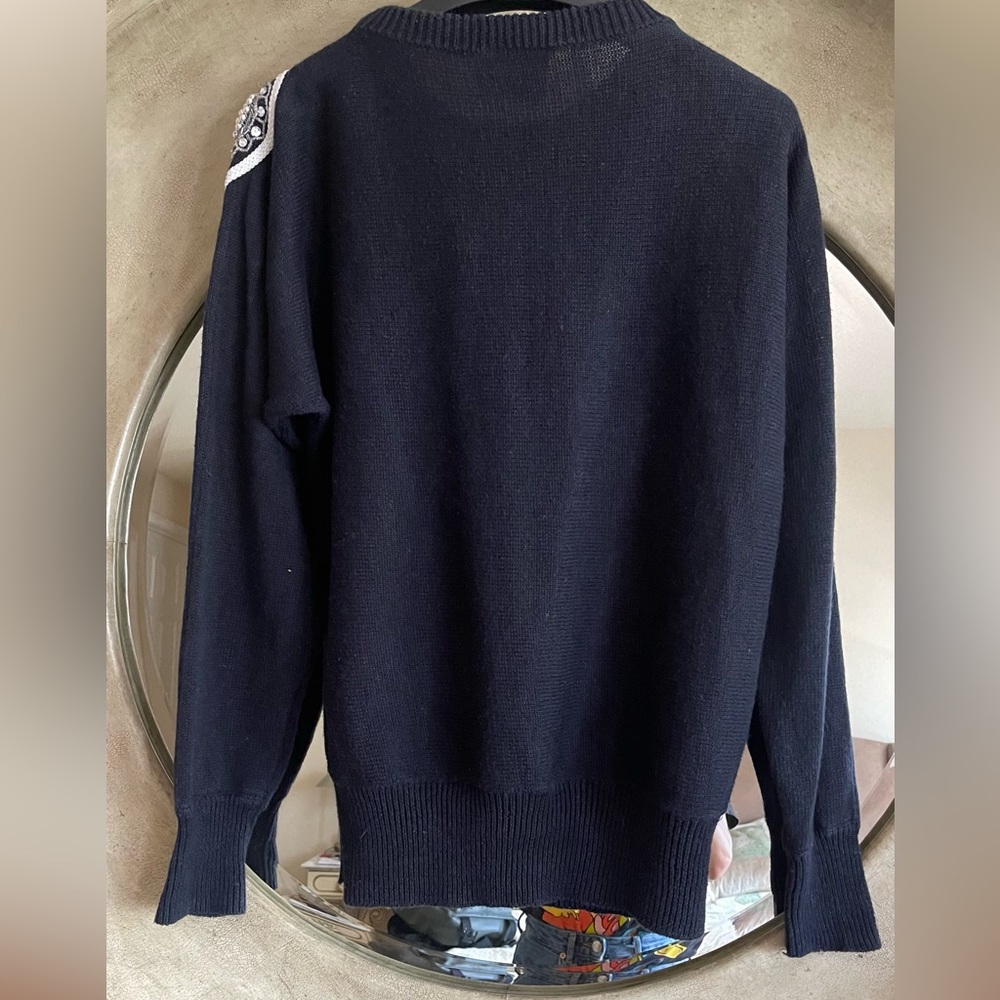 Vintage Pierre Cardin embroidered sweater size M - Picture 6 of 6